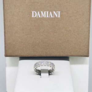 anello oro bianco con diamanti gioielli torino