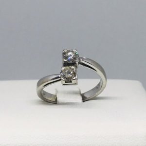 anello 2 pietre preziose gioielli torino