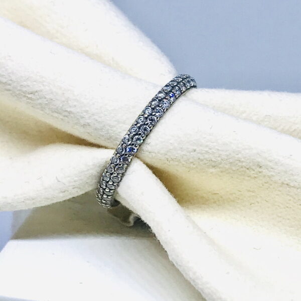anello in oro bianco con diamanti gioielli torino offerte d'oro