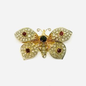 spilla in oro a forma di farfalla gioielli torino
