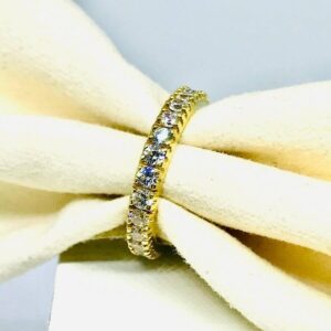 anello in oro giallo 18 carati con diamanti offerte d'oro gioielli torino