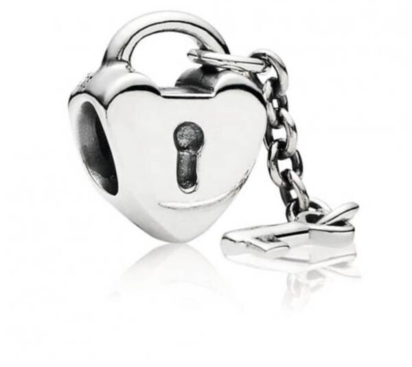 charm in argento a forma di chiave con lucchetto gioielli torino offerte d'oro