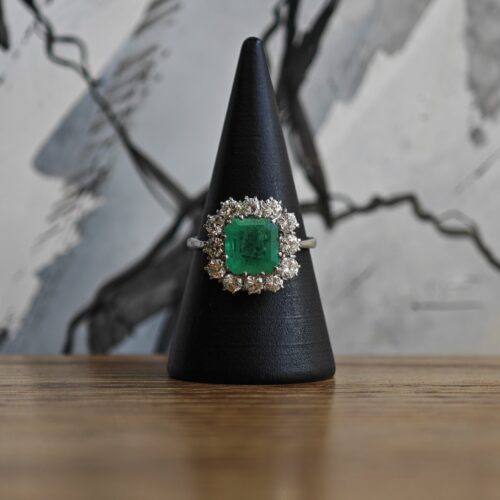 ANELLO ORO SMERALDO RIF. RA5643-1565 (P)