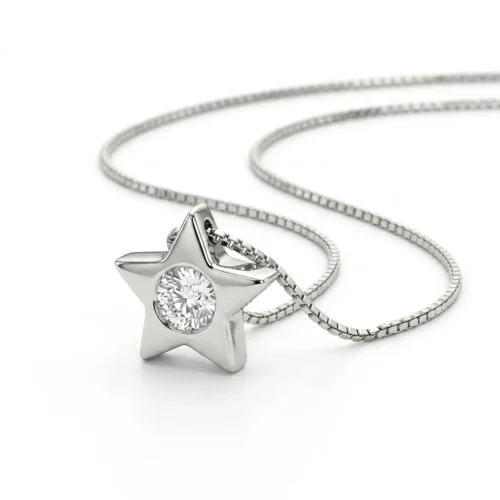 COLLANA ORO PUNTO LUCE STELLA RA12615B-413