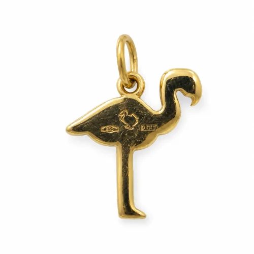 CIONDOLO ORO FENICOTTERO "DODO" RIF. RA14098E-341 (P)