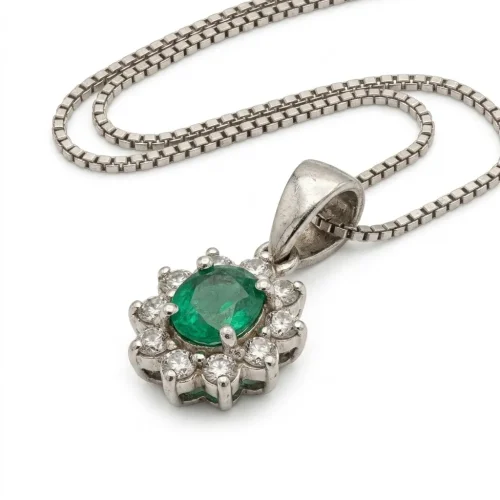 COLLANA ORO E ZIRCONI RIF. RA14003B-446