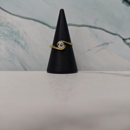 ANELLO ORO SOLITARIO RIF. RA13924D-119 (P)