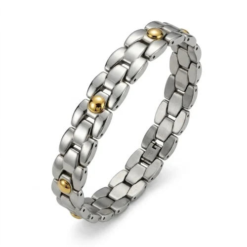 BRACCIALE UOMO ACCIAIO E ORO RIF. RA13304V - 196
