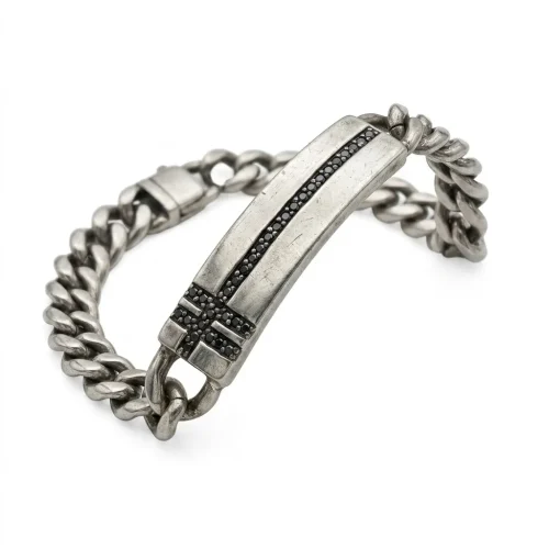 BRACCIALE UOMO ARGENTO RIF. CE9641C-243