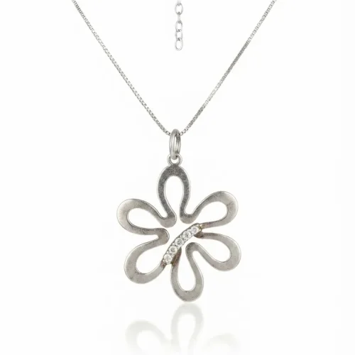 COLLANA CON FIORE PR884-1681 (P)