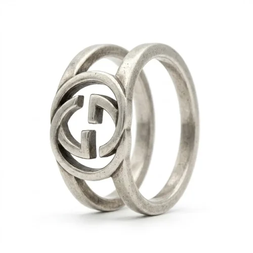ANELLO GUCCI ARGENTO RIF RA13964-2375