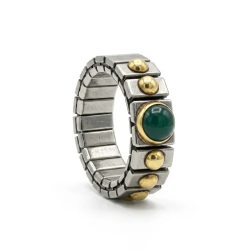ANELLO ACCIAIO E ORO (P) PR172-2102