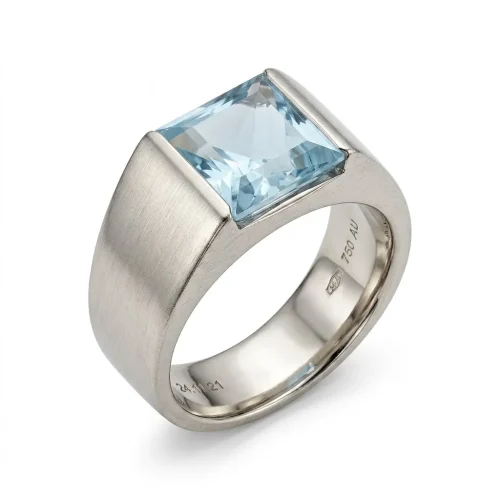 ANELLO ORO TOPAZIO AZZURRO RA884-4094