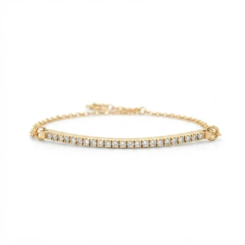 BRACCIALE SEMIRIGIDO ORO E DIAMANTI PR193-2127
