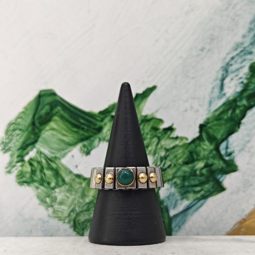 ANELLO ACCIAIO E ORO (P) PR172-2102