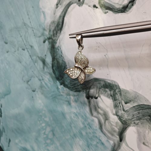 CIONDOLO FARFALLA ARGENTO RA16087-2659