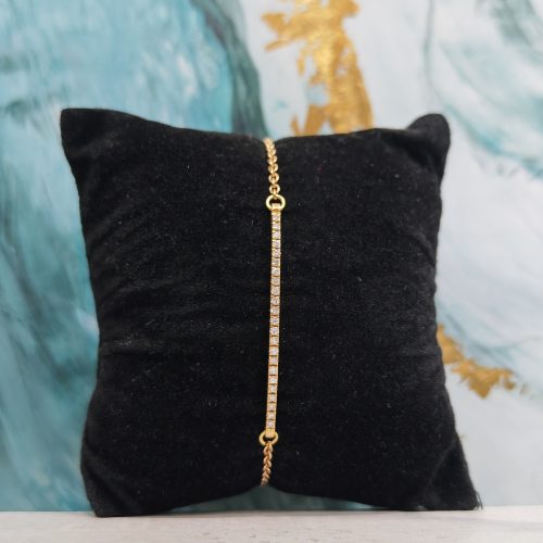 BRACCIALE SEMIRIGIDO ORO E DIAMANTI PR193-2127