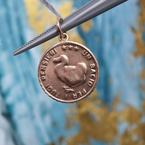 CIONDOLO MONETA DODO ORO  CE7305-2496