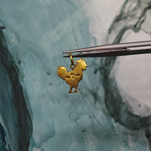 CIONDOLO GALLO DODO ORO RA11272B-2246