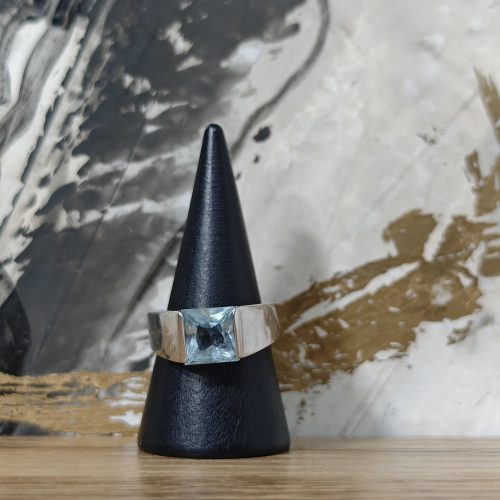 ANELLO ORO TOPAZIO AZZURRO RA884-4094