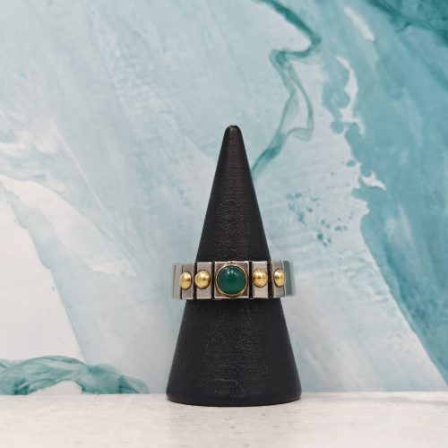 ANELLO ACCIAIO E ORO (P) PR172-2102