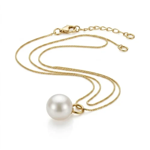 COLLANA ORO E PERLA RIF PR533-3085 (P)