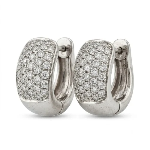 ORECCHINI ORO BIANCO E DIAMANTI RIF RA911-3009 (P)