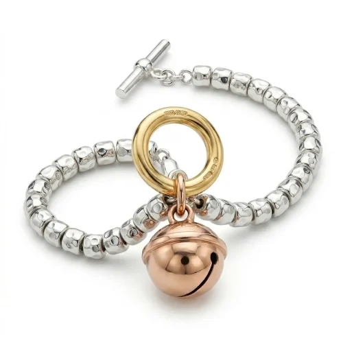 BRACCIALE ARGENTO E ORO DODO PR609-3195 (P)