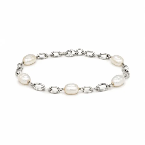 BRACCIALE ARGENTO E PERLE MABINA PR584-3396 (P)