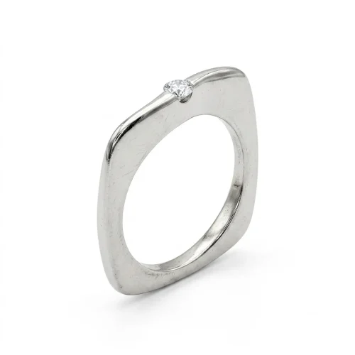 ANELLO ORO BIANCO DIAMANTE PR698-3572 (P)