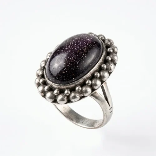 ANELLO ARGENTO PIETRA VIOLA PR837-3662 (P)