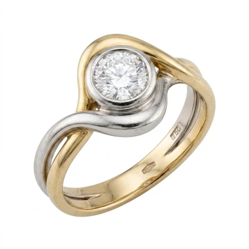 ANELLO SOLITARIO ORO E DIAMANTE PR807-3620 (P)