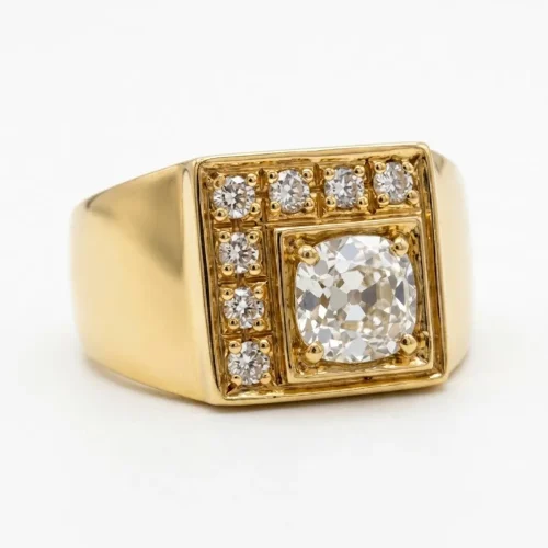 ANELLO IN ORO GIALLO CON DIAMANTI RIF RA1580-5278 (R)