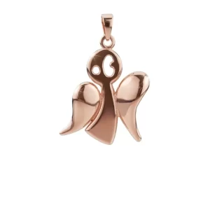 Ciondolo Angelo in Oro Rosa 9kt