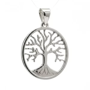 Ciondolo Albero della Vita in Oro Bianco 18kt