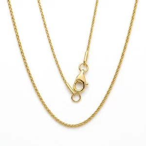 Collana in Oro Giallo 18kt maglia a spiga