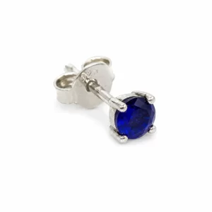 Orecchini pietra blu in Argento 925